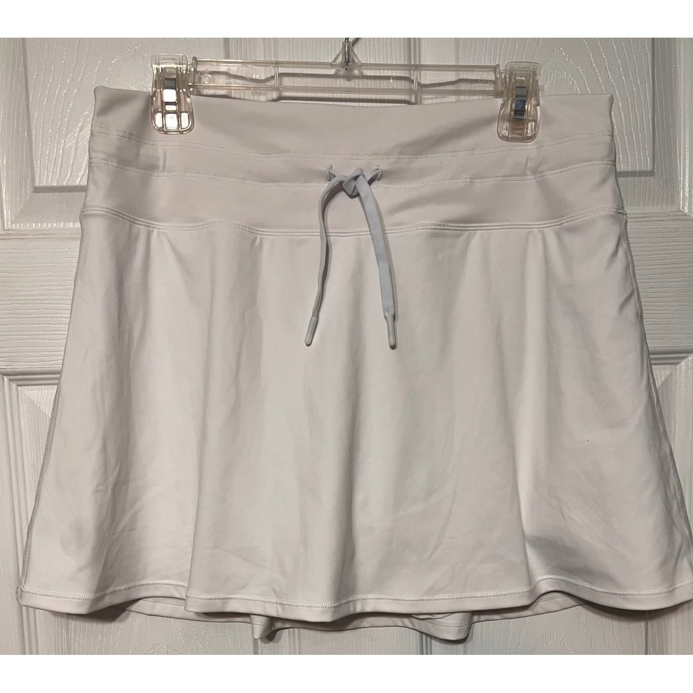 SoothFeel NWT Women White Athletic Skort Tennis Golf Running Workout Size XL